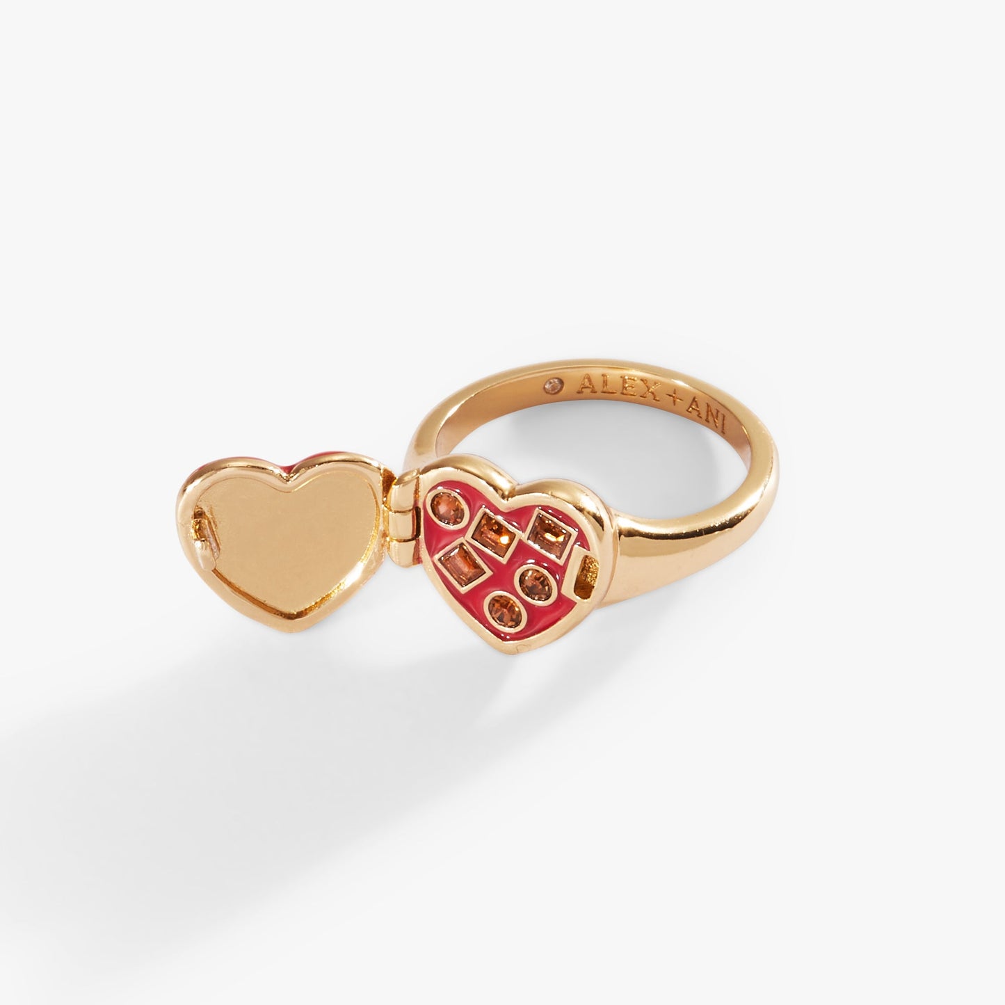 Box of Chocolate Locket Ring Gold