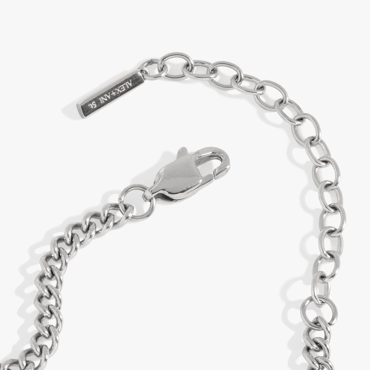 Oui/Non Heart Inline Bracelet Stainless Steel Gold