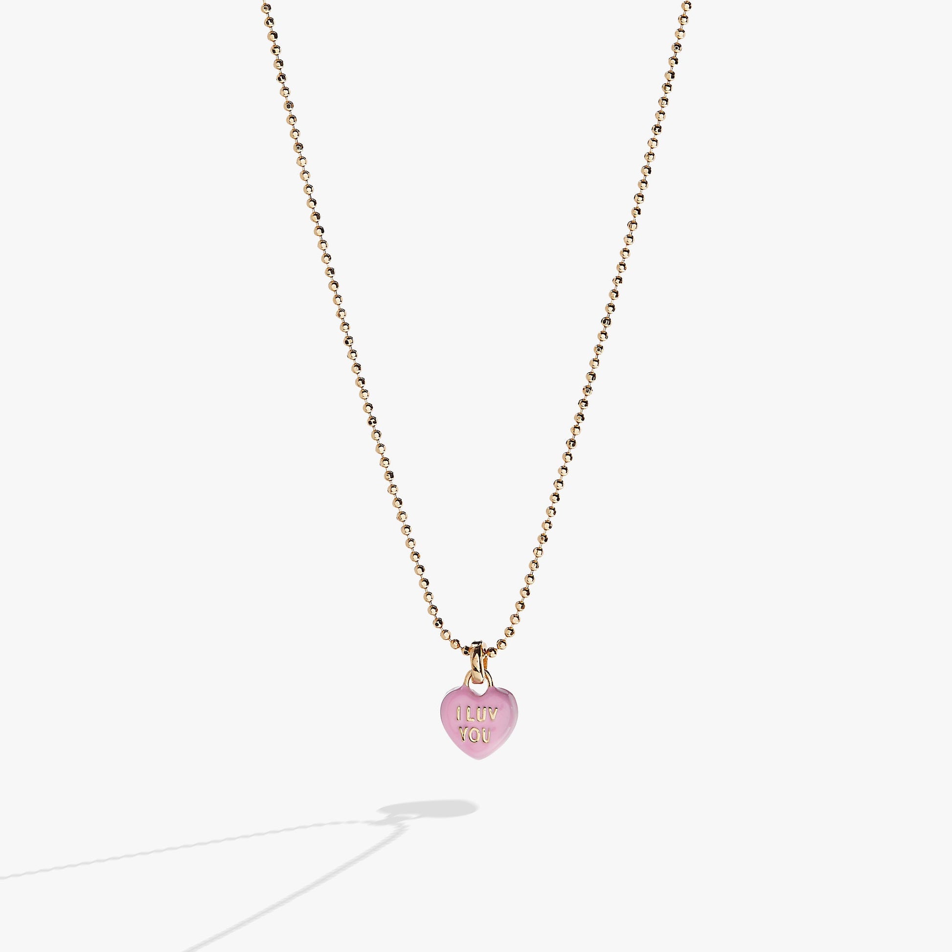 Sweethearts Tough Questions-neck I luv you Gold