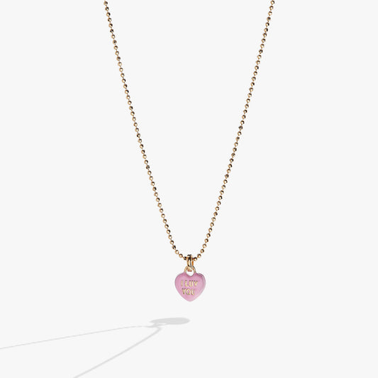 Sweethearts Tough Questions-neck I luv you Gold