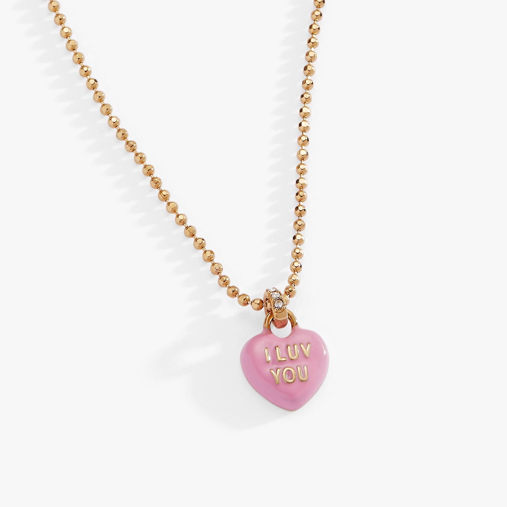 Sweethearts Tough Questions-neck I luv you Gold
