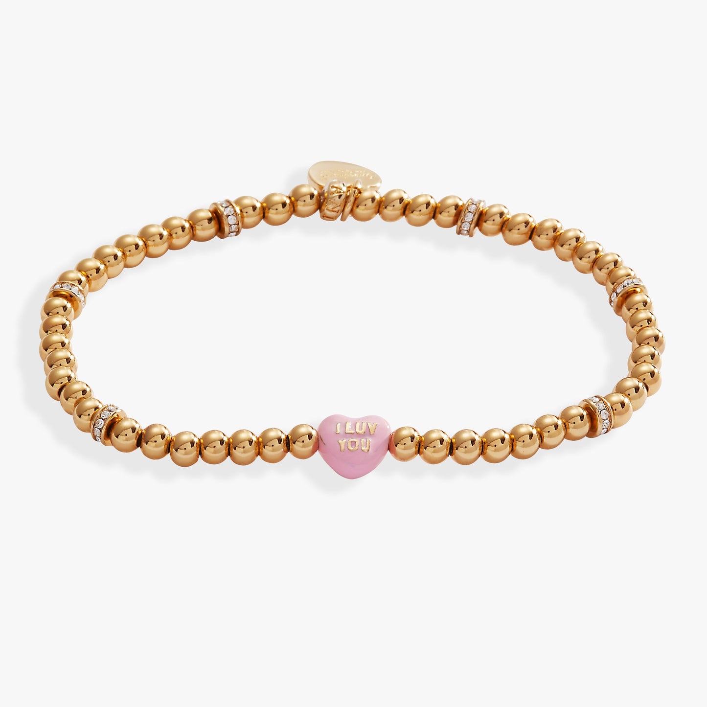 Sweet Hearts Tough Questions-stretch I luv you Gold