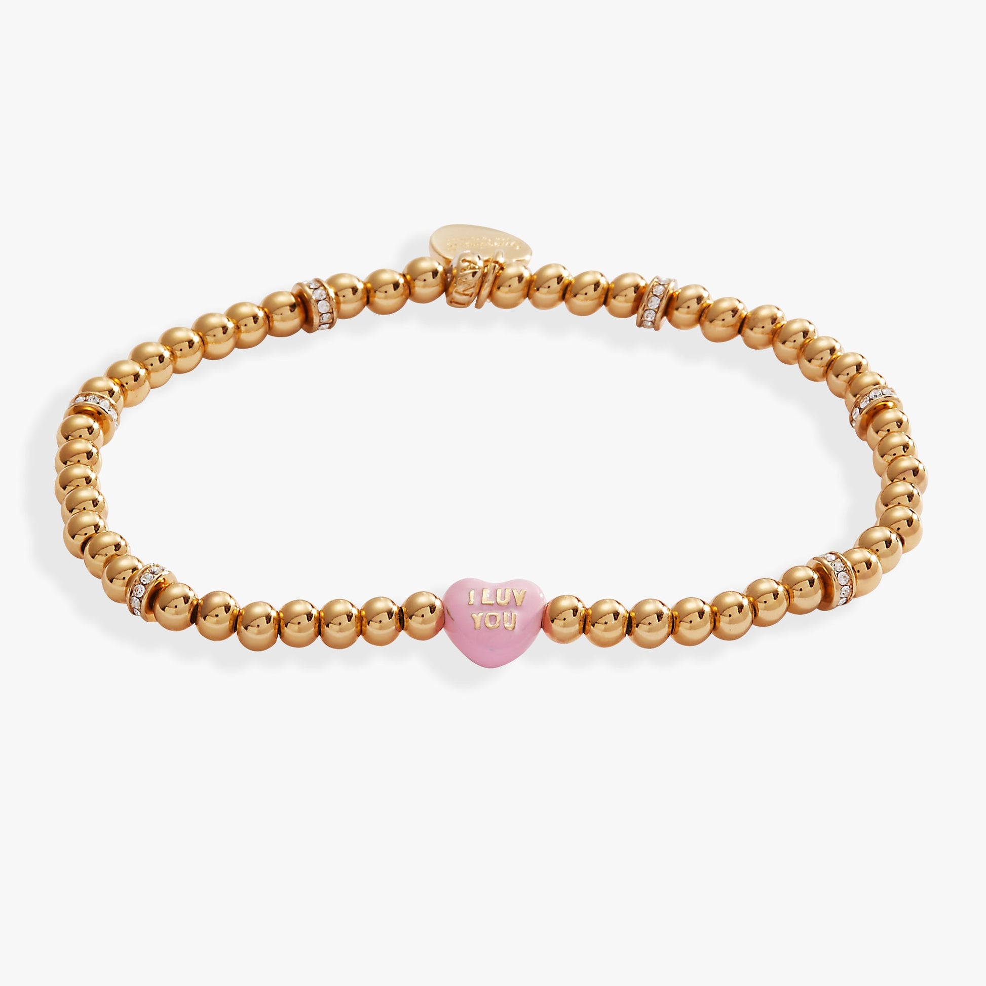 Sweet Hearts Tough Questions-stretch I luv you Gold