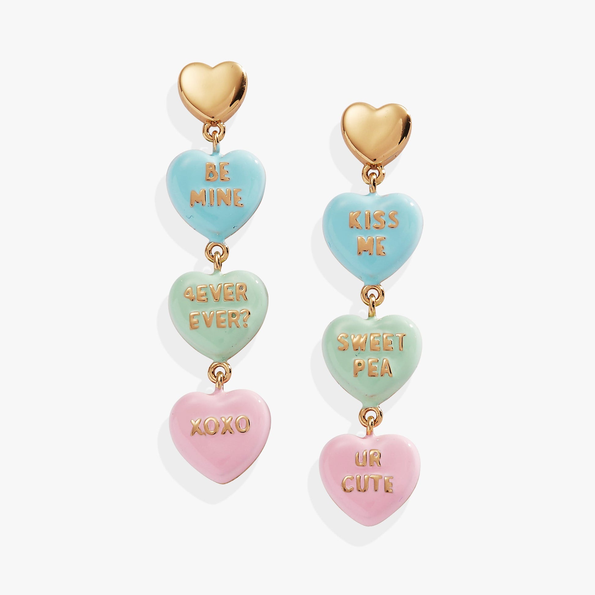 Sweethearts statement earring Gold