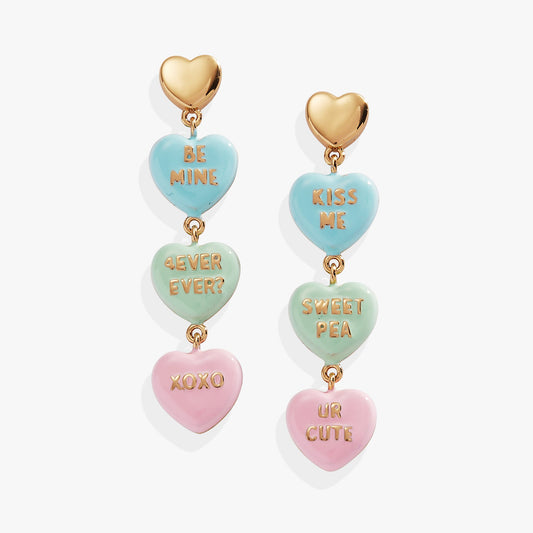 Sweethearts statement earring Gold