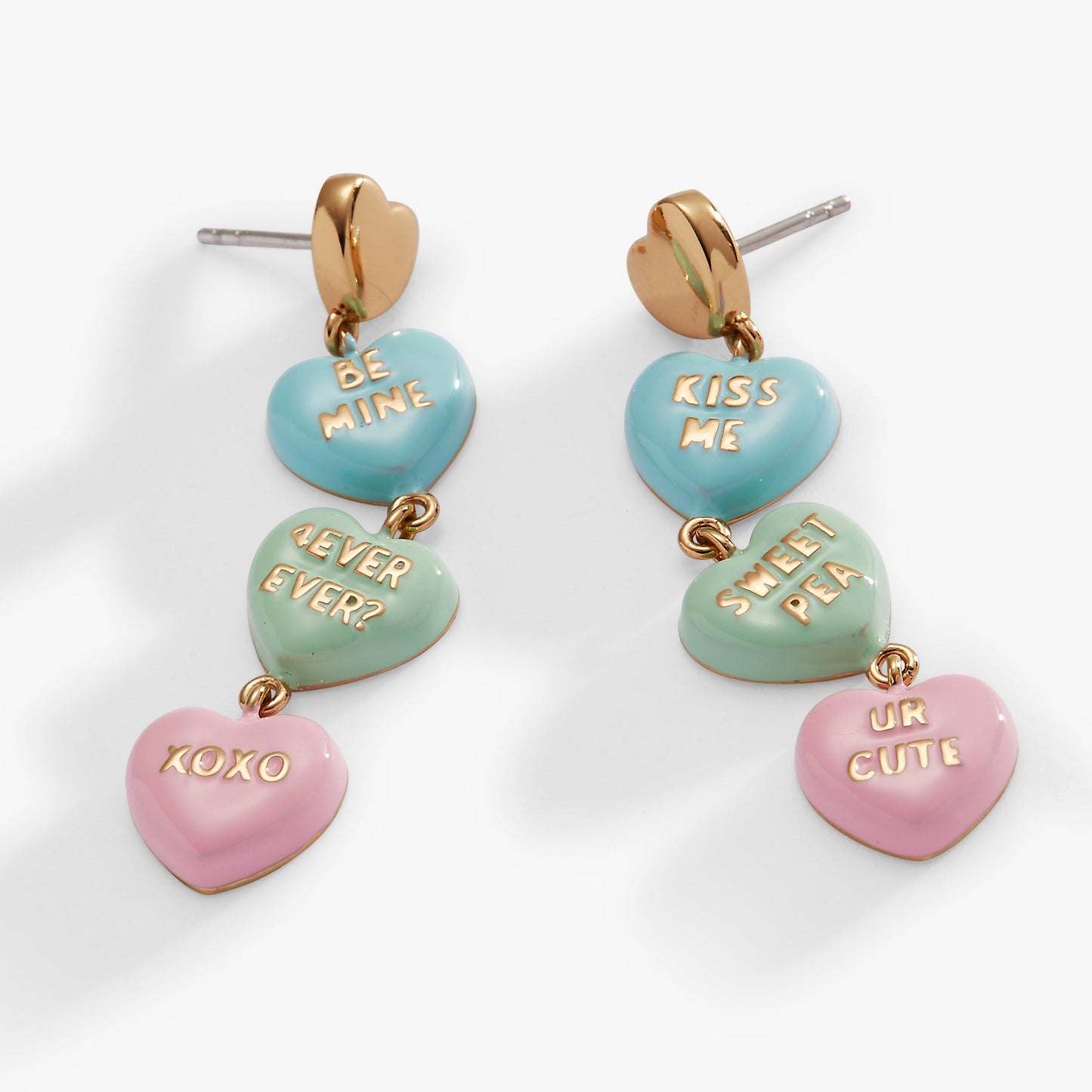 Sweethearts statement earring Gold
