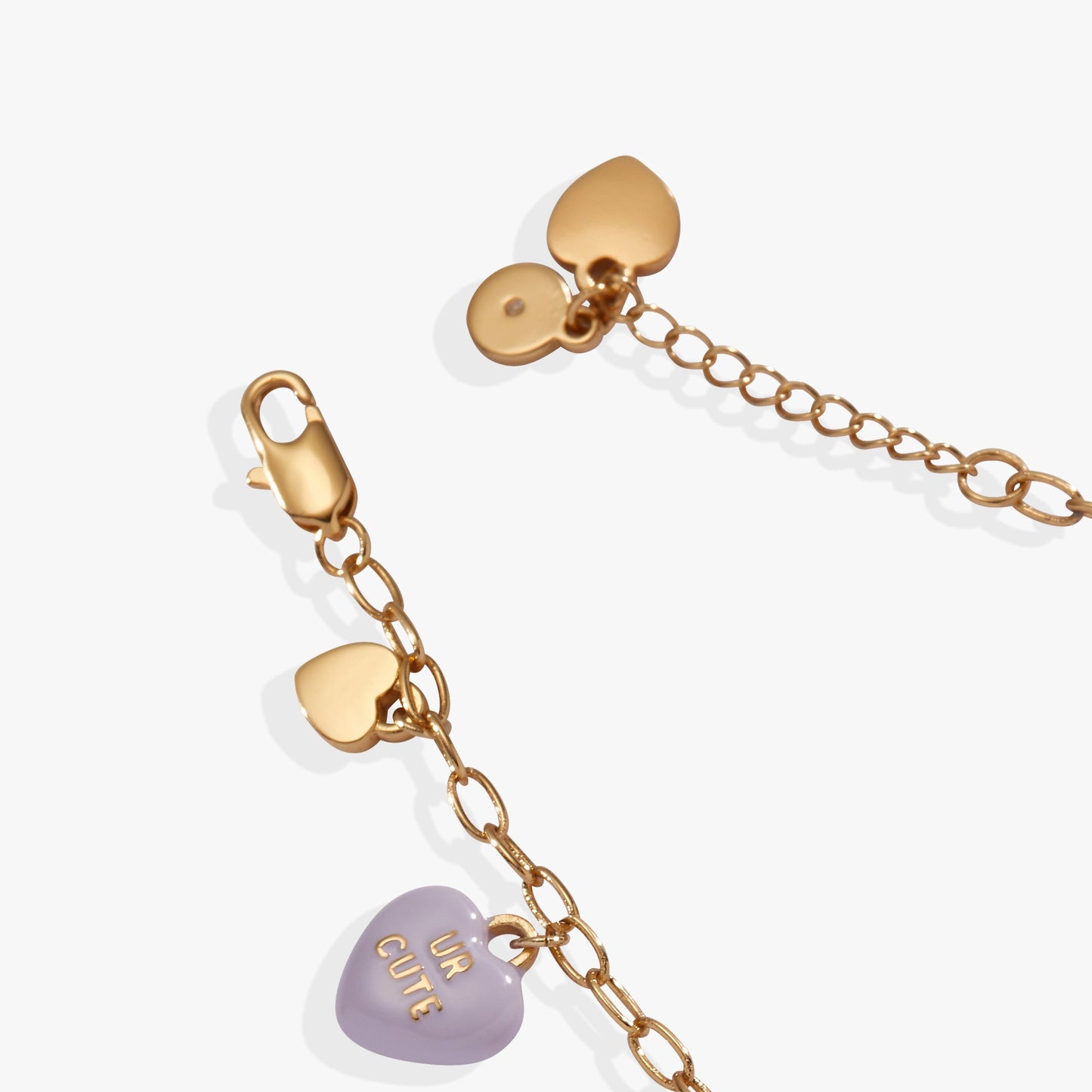 Sweethearts charm bracelet Gold