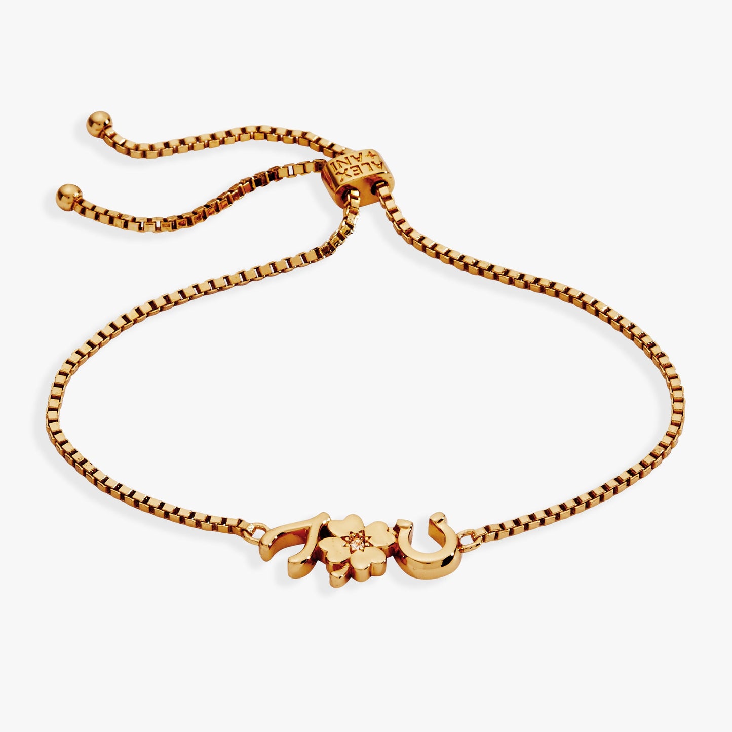 Lucky Symbol Bolo Bracelet Gold