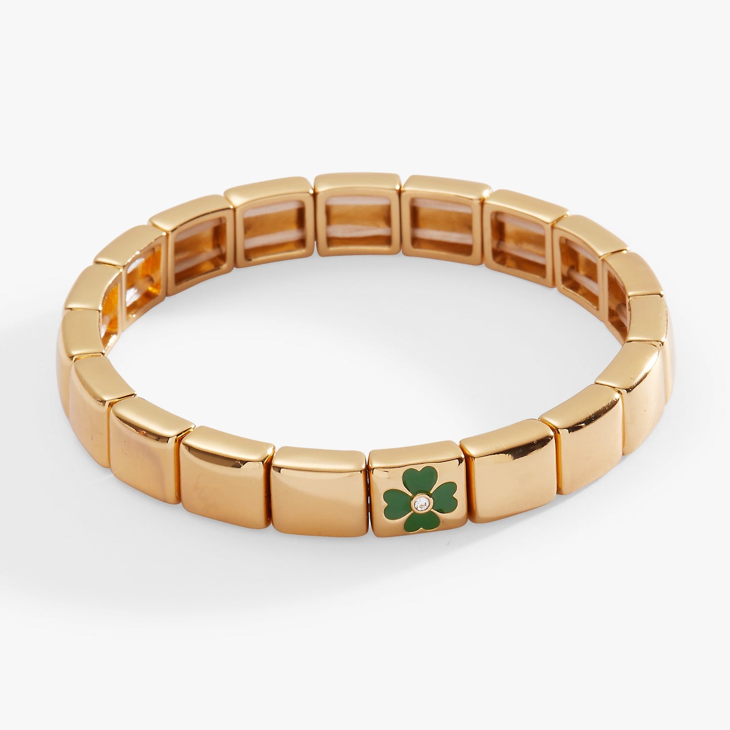 St. Patrick’s Day Stretch Bracelet Gold