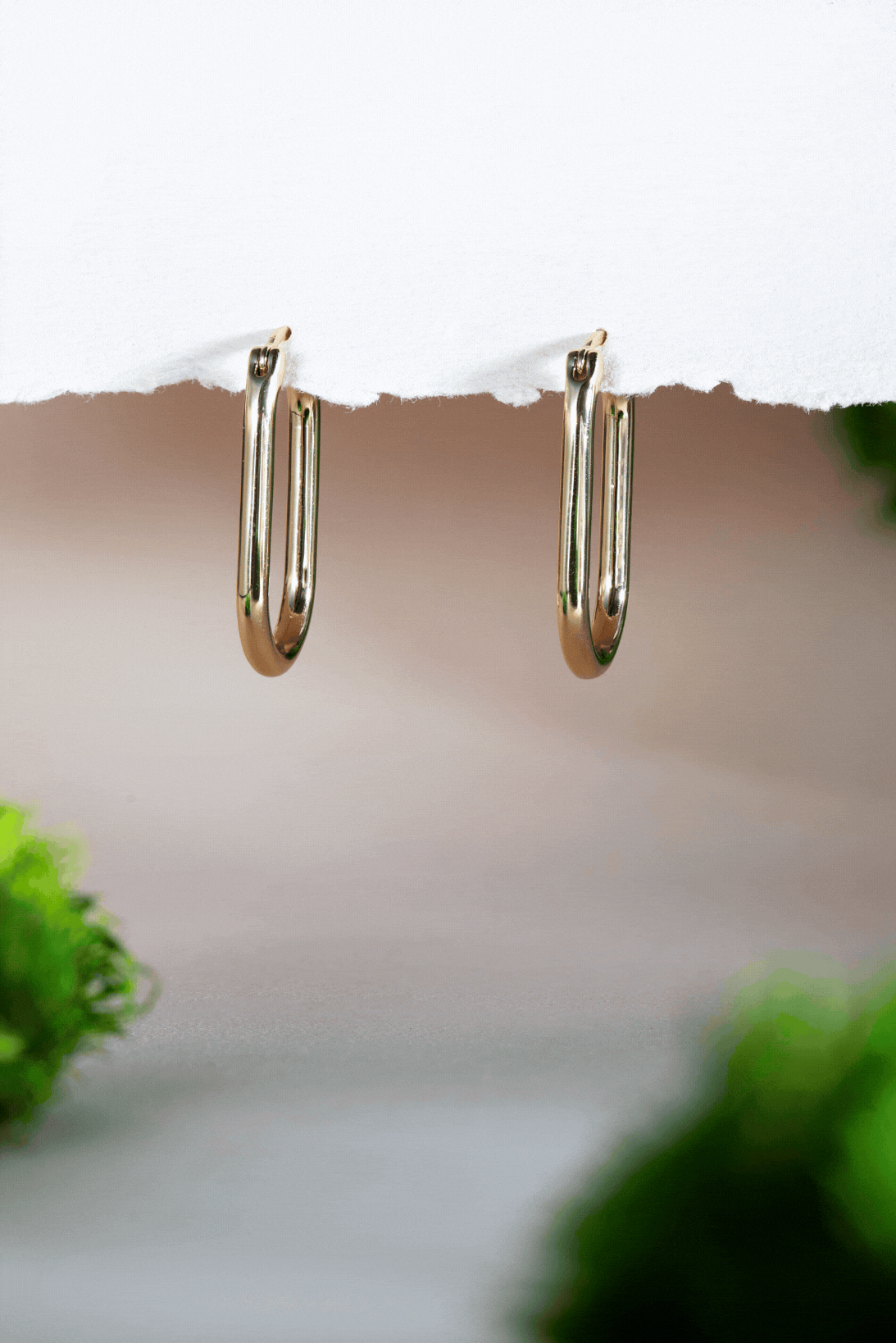 Love and Luck Wheel Hoop Earrings Gold