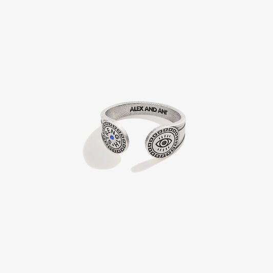 Motivation Evil Eye Ring Wrap Rafaelian Silver