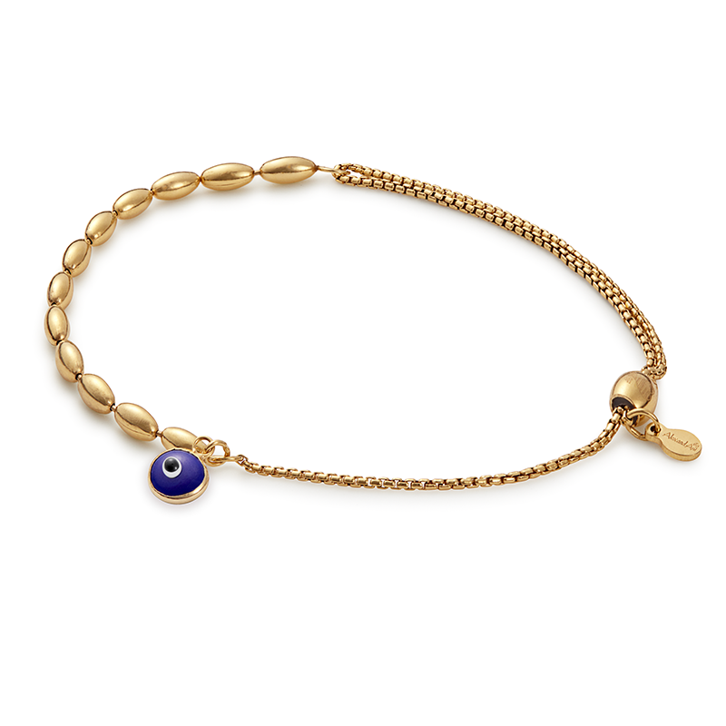 Evil Eye Pull Chain Bracelet - Alex and Ani Sterling Silver