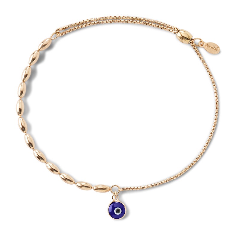 Evil Eye Pull Chain Bracelet - Alex and Ani Sterling Silver