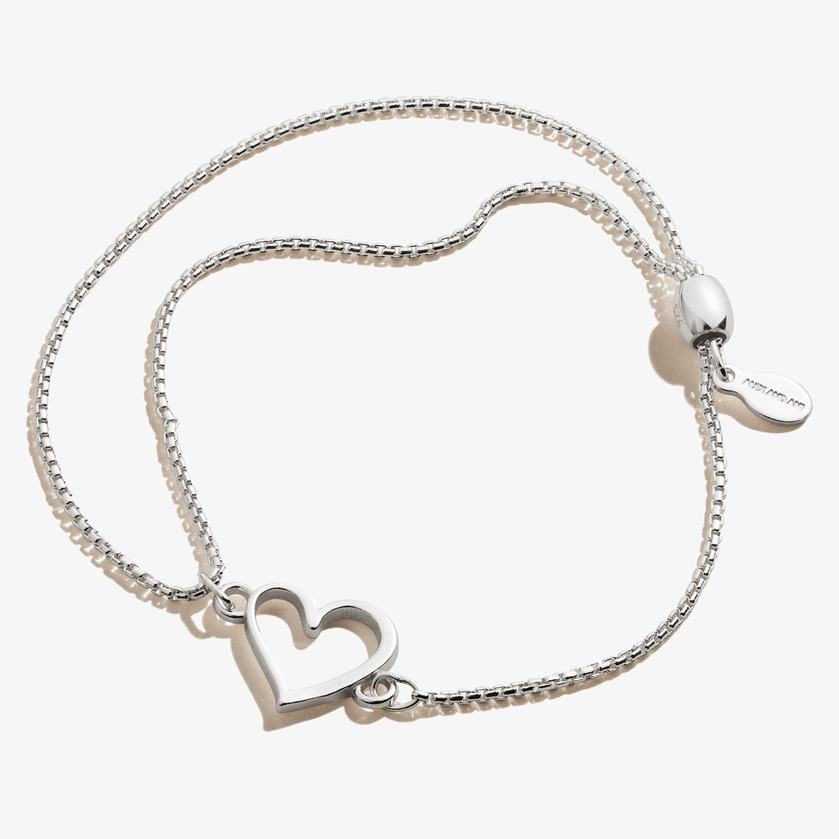 Heart Pull Chain Bracelet - Alex and Ani 14kt Gold Over Sterling Silver