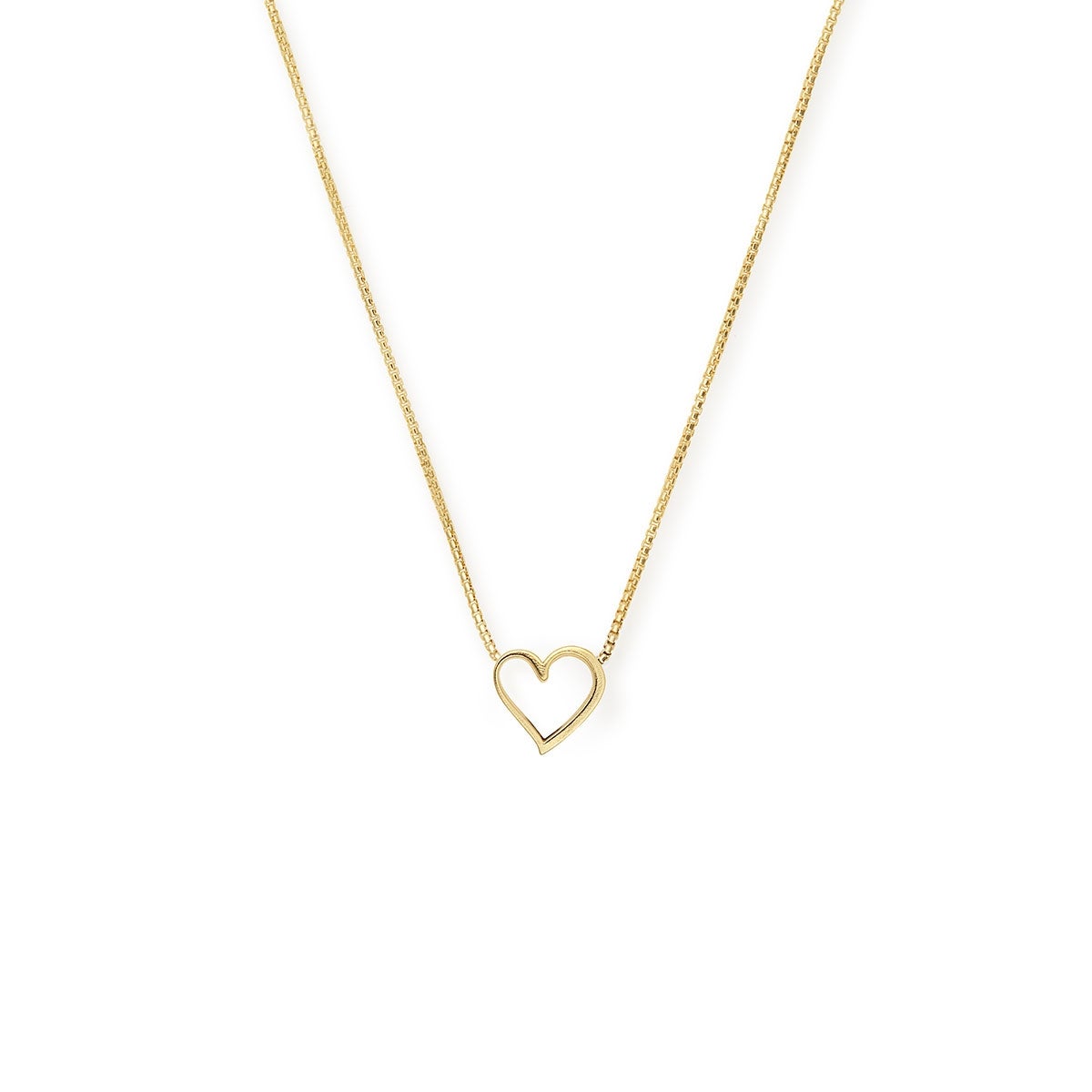 Heart Necklace Sterling Silver