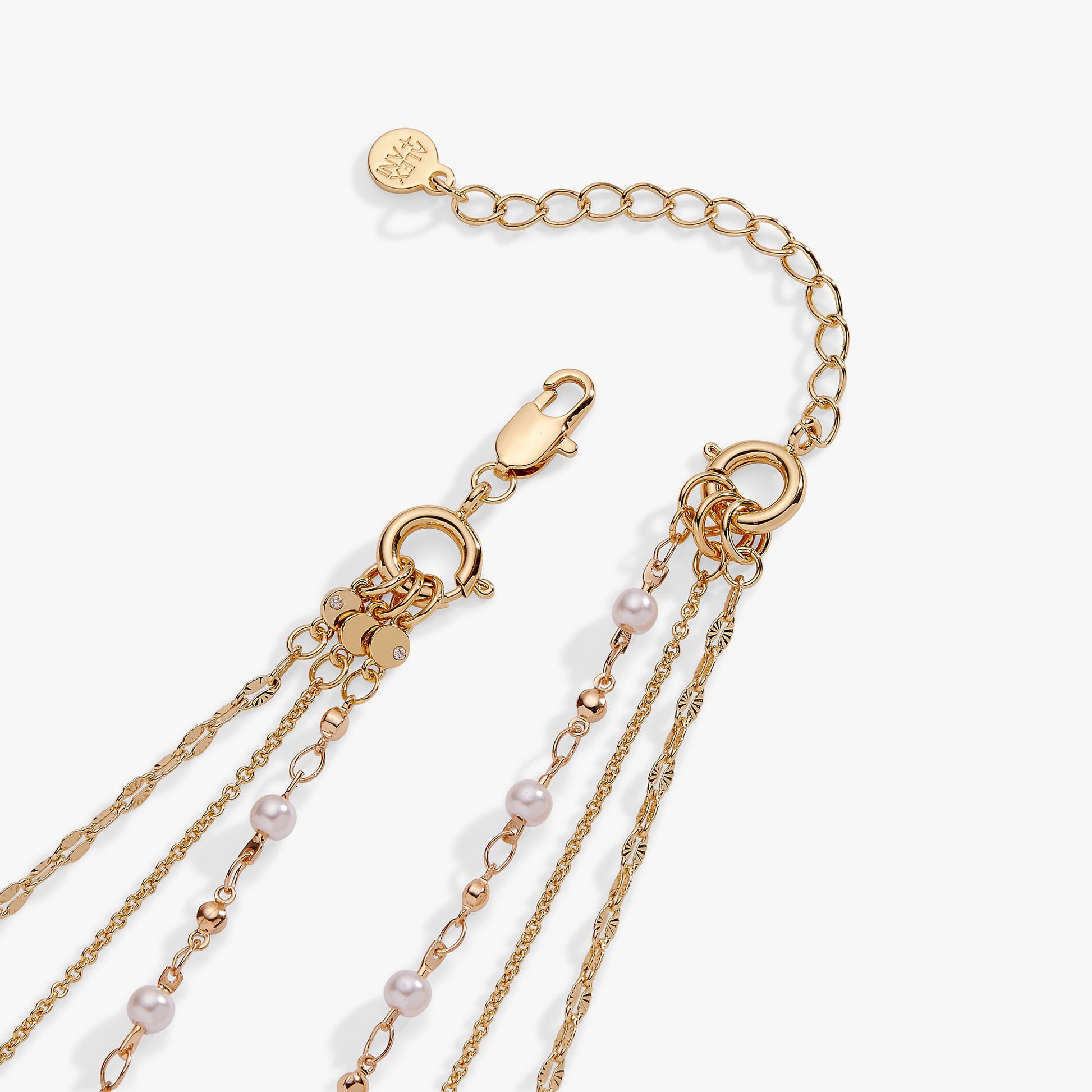 Festival Stranded Butterfly Necklace Gold