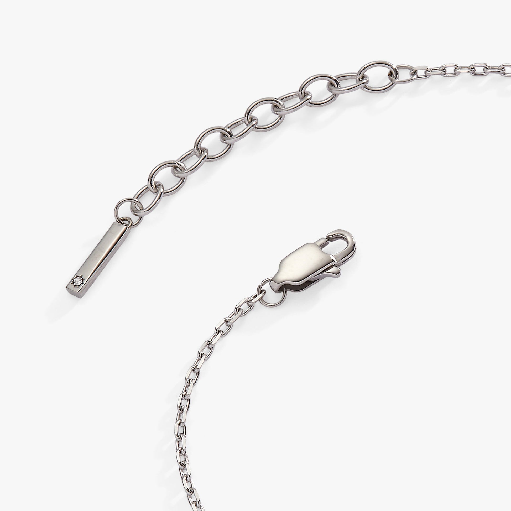 “Choose Happiness” Inline Bracelet Stainless Steel Silver