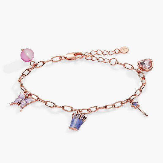 The Wizard of Oz™ Good Witch Charm Bracelet Rose Gold