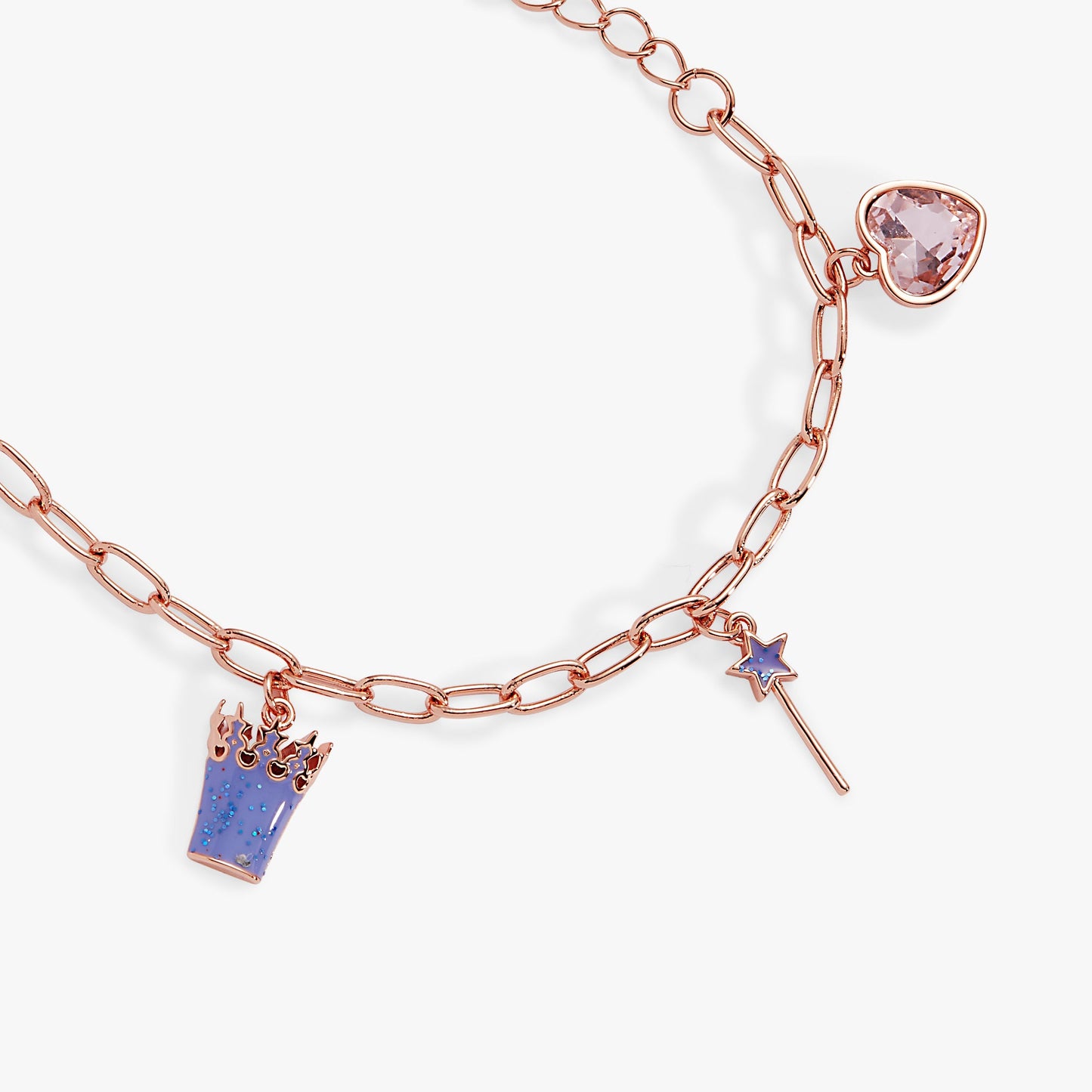 The Wizard of Oz™ Good Witch Charm Bracelet Rose Gold
