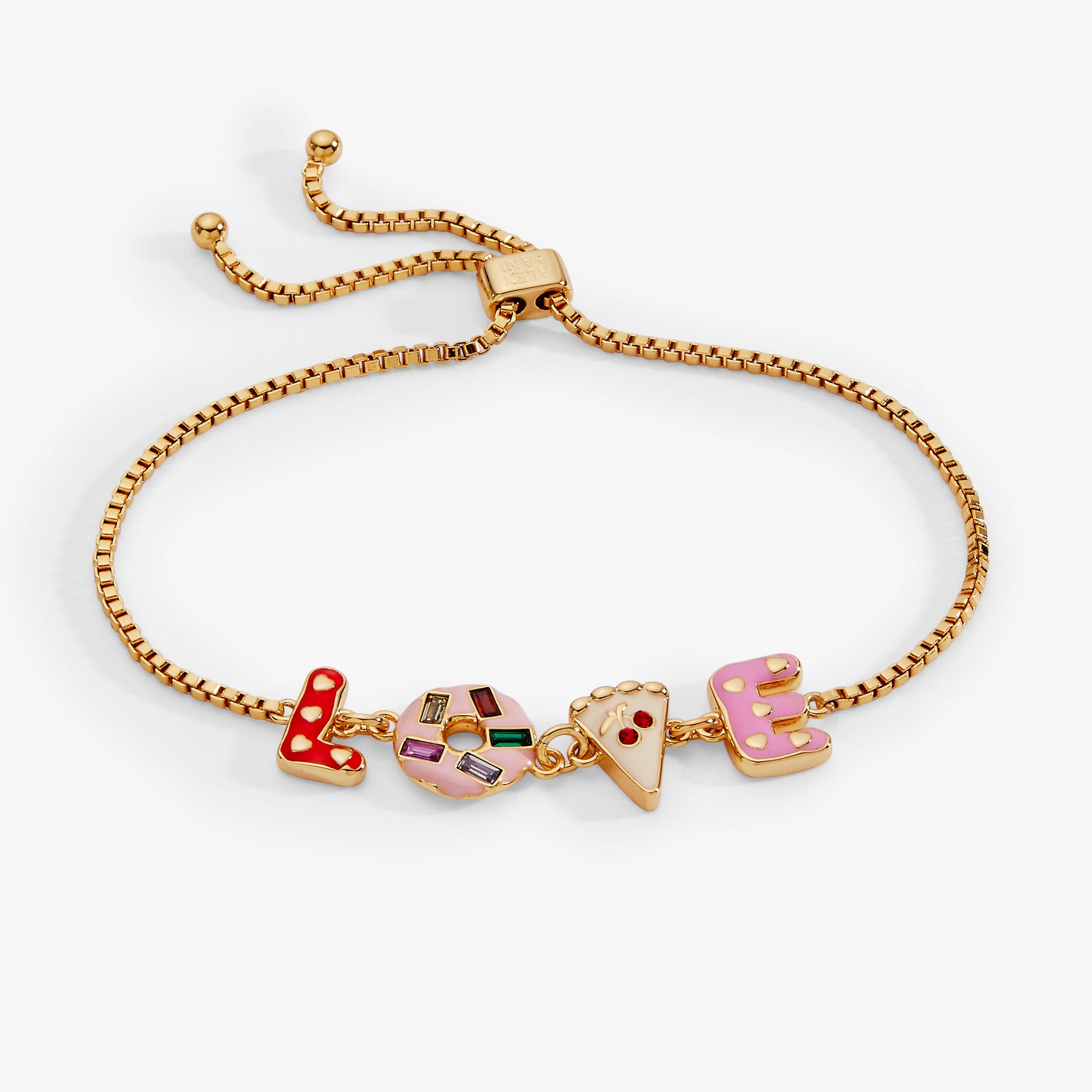 Sweet Shop LOVE Bolo Bracelet Gold
