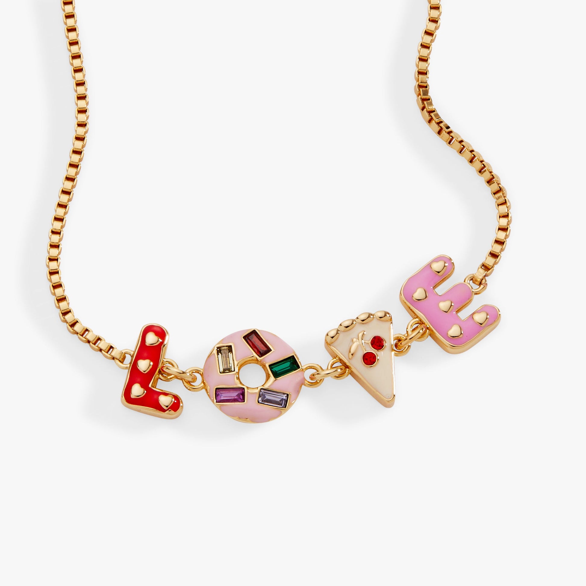 Sweet Shop LOVE Bolo Bracelet Gold