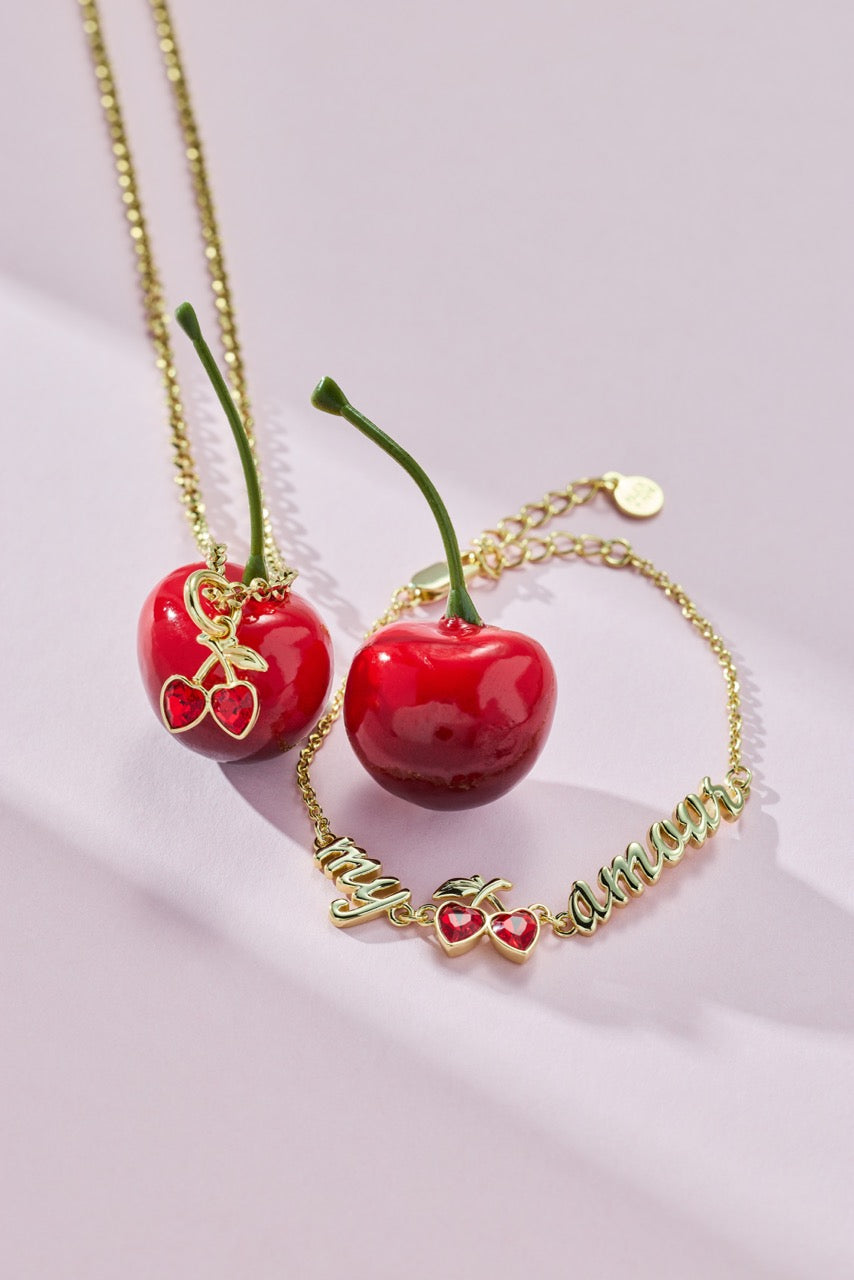 My Cherry Amour Linear Bracelet Gold