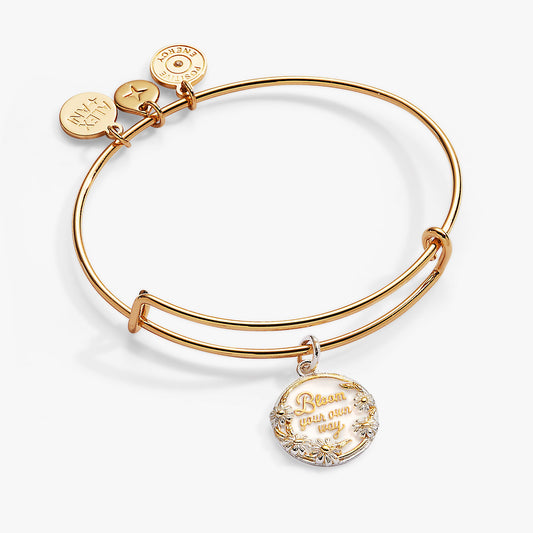 Bloom Your Own Way Bangle Gold