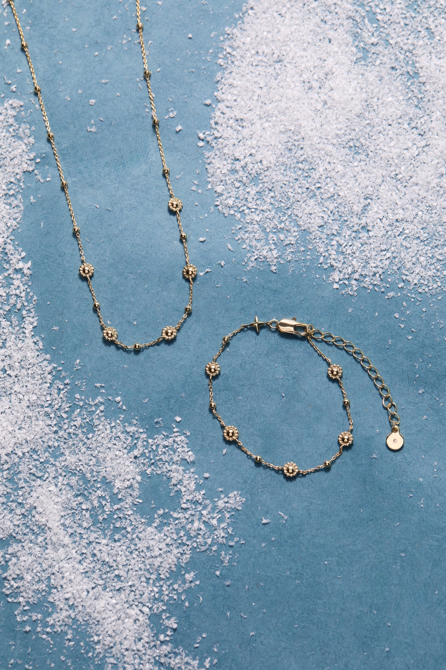 Floret Chain Necklace Gold