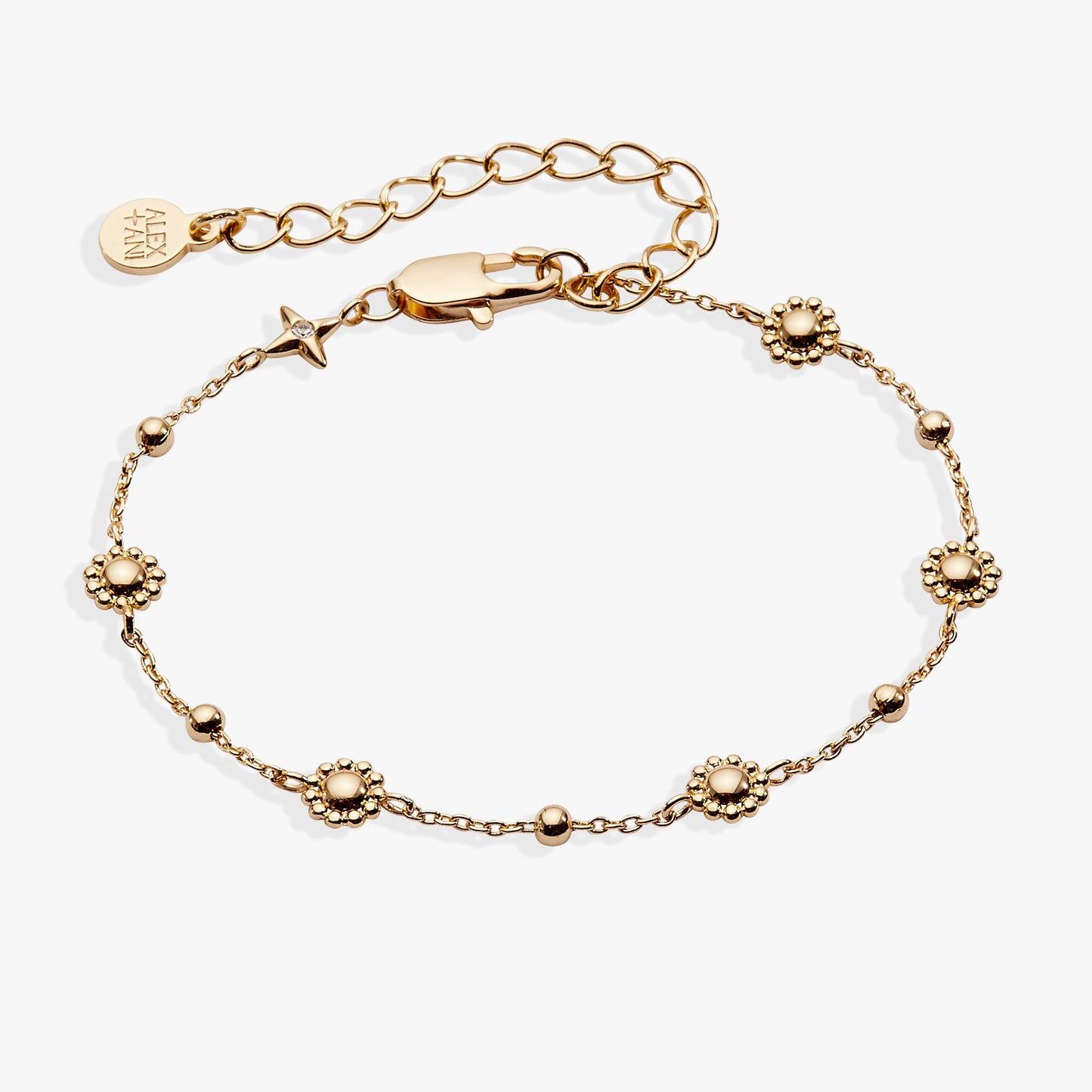 Floret Chain Bracelet Gold