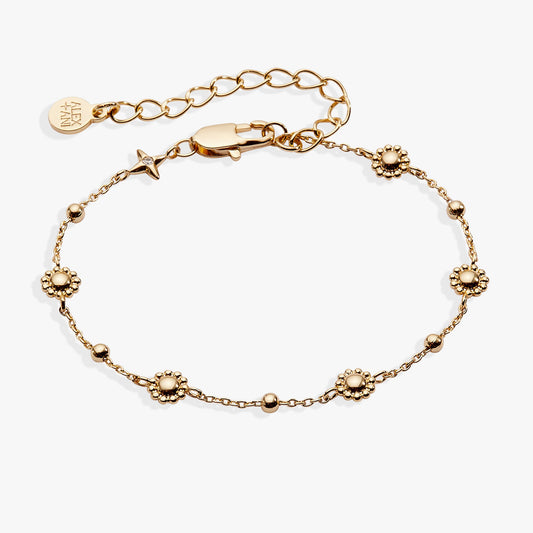 Floret Chain Bracelet Gold