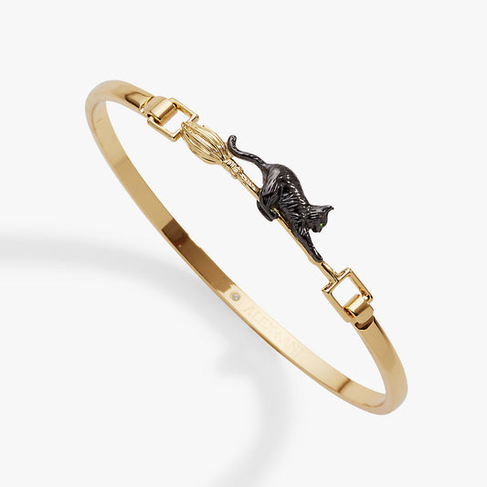 Cat Tension Bangle Two Tone
