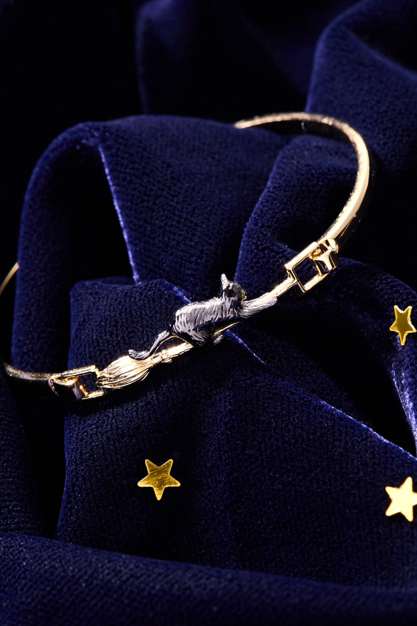 Cat Tension Bangle Two Tone