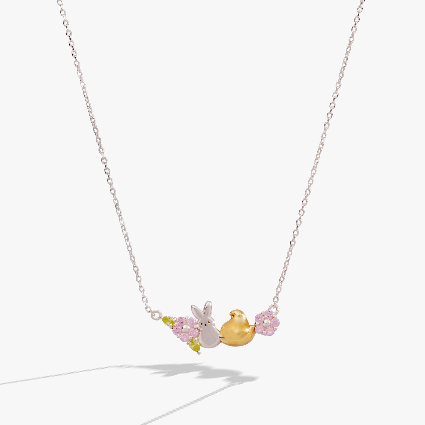 PEEPS® Precious Peepsake Necklace Two Tone Precious