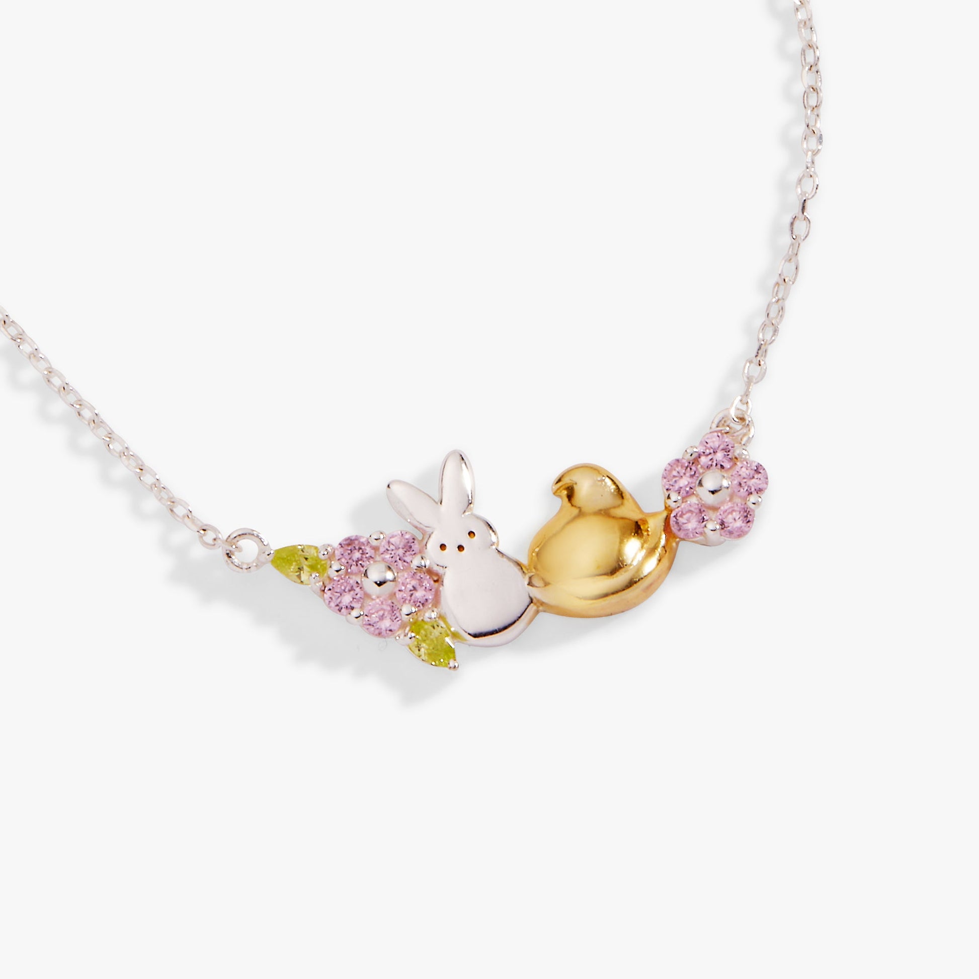 PEEPS® Precious Peepsake Necklace Two Tone Precious
