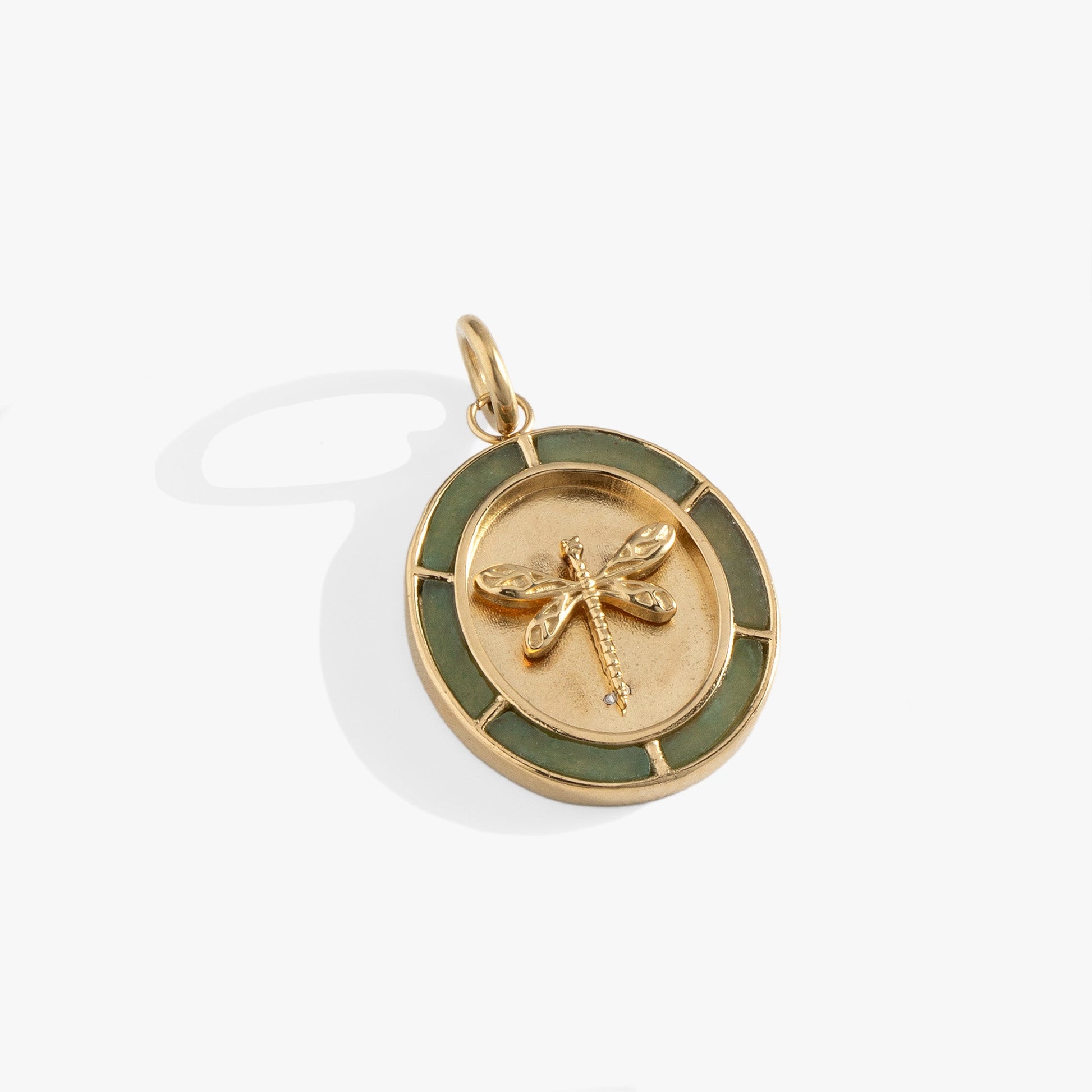Dragonfly Interchangeable Charm​ Stainless Steel Gold