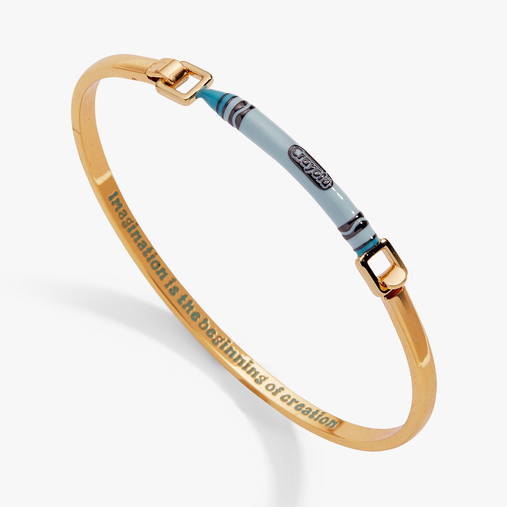 Crayola Teacher Appreciation Crayon Tension Bangle Gold
