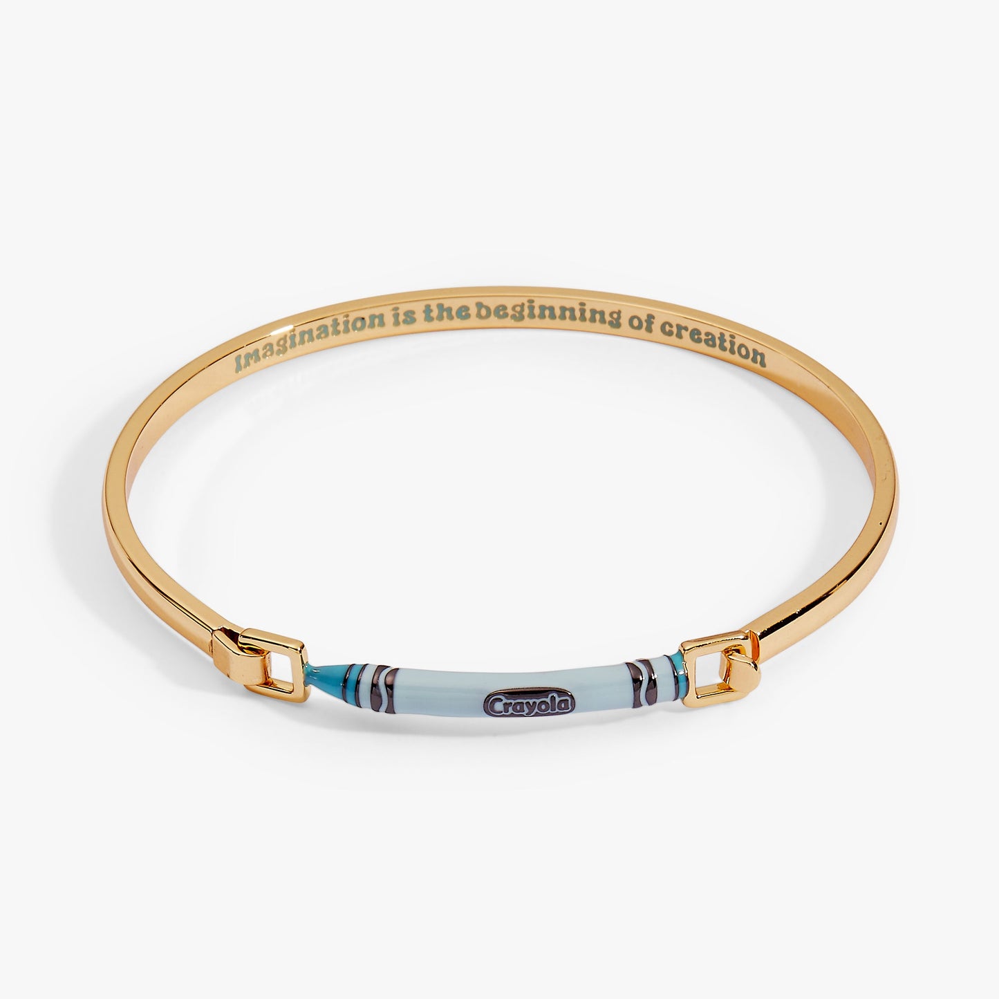Crayola Teacher Appreciation Crayon Tension Bangle Gold