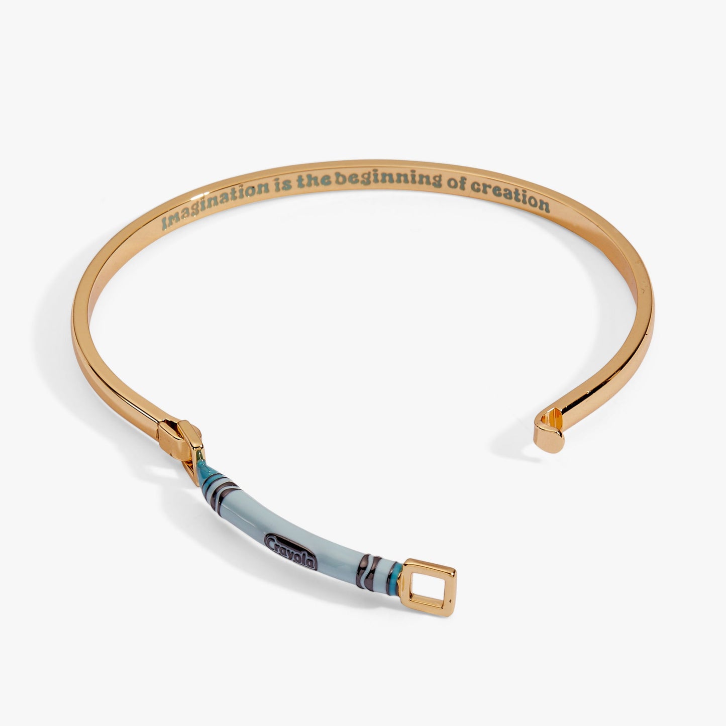 Crayola Teacher Appreciation Crayon Tension Bangle Gold