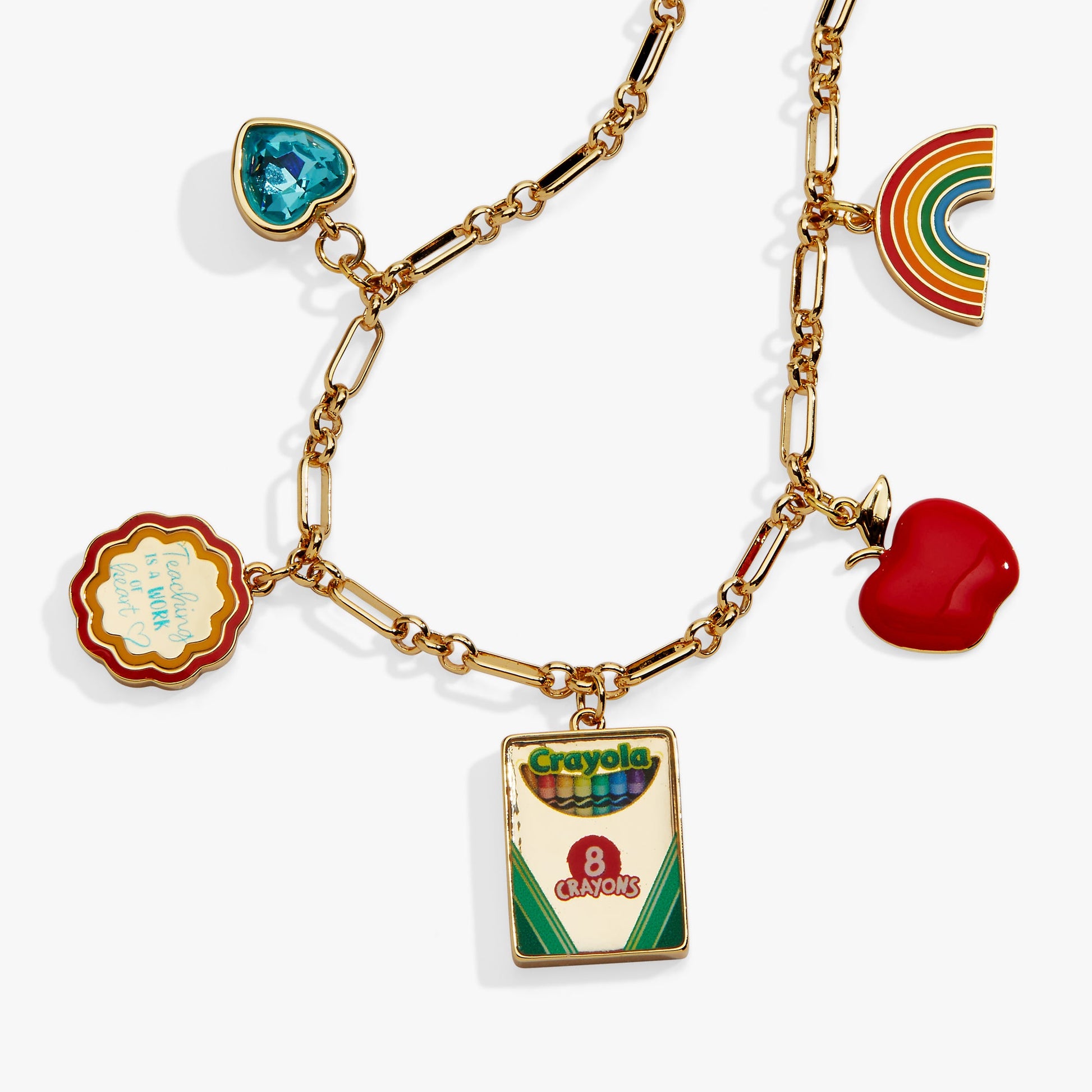 Crayola Teacher Appreciation Toggle Bracelet Gold