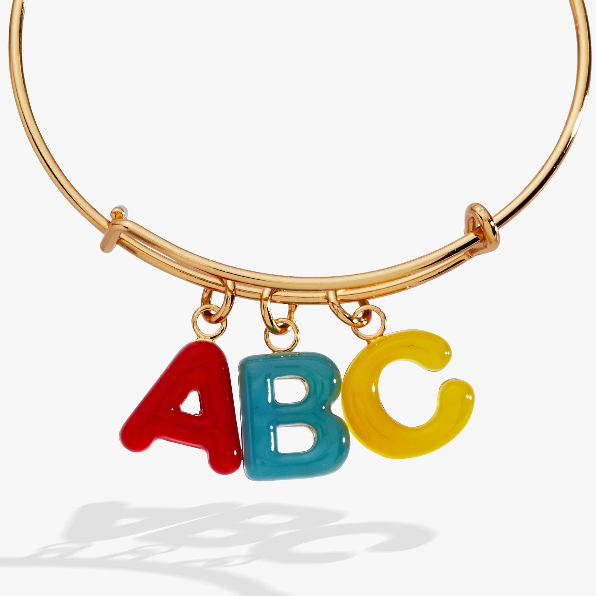 ABC Charm Bangle Gold
