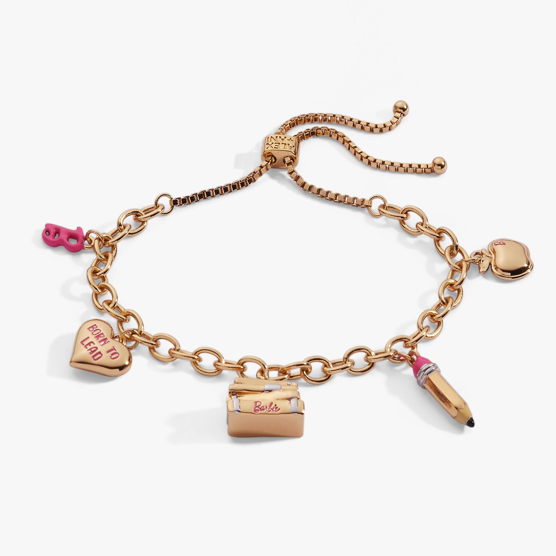 Barbie™ Teacher Bolo Bracelet Gold