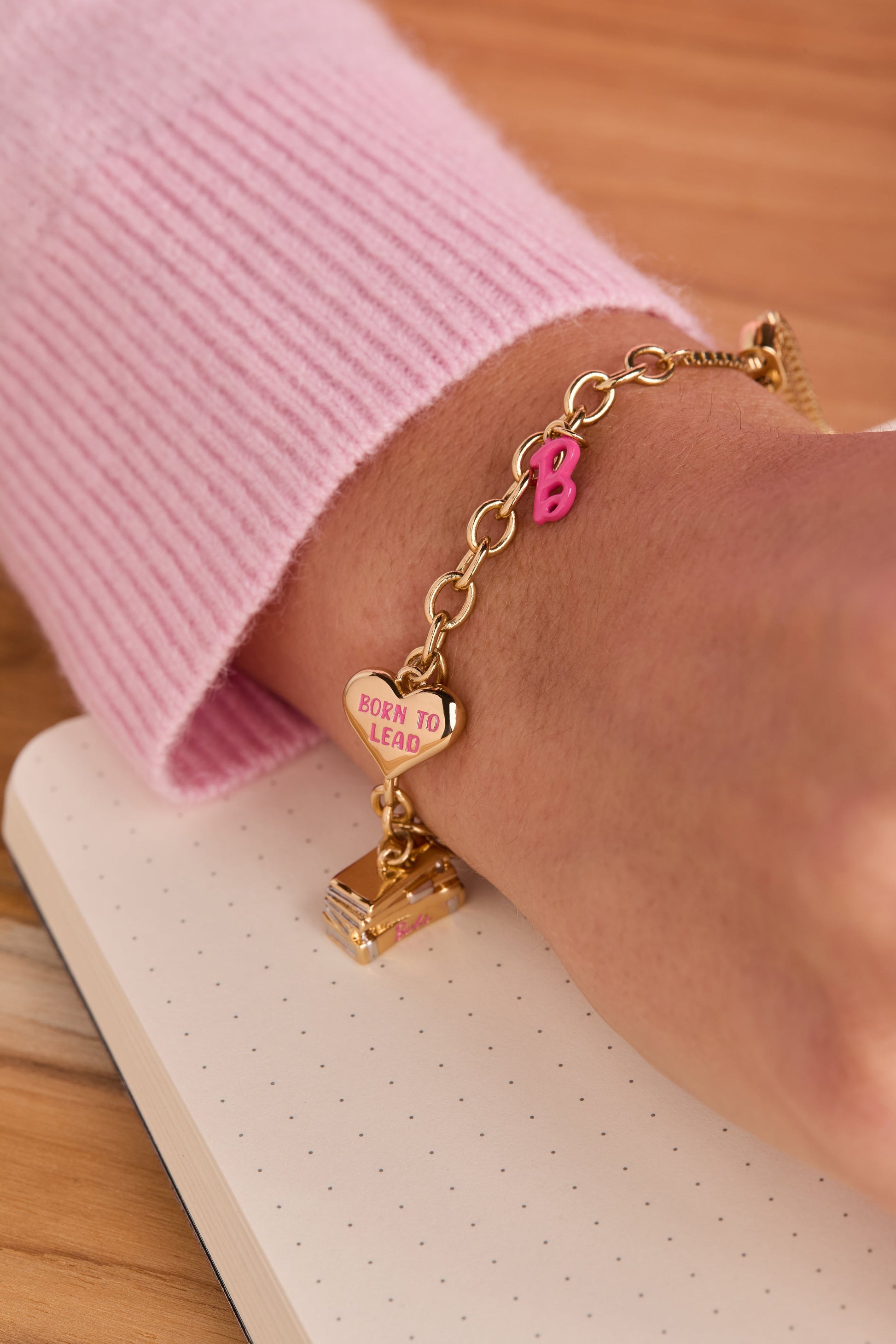 Barbie™ Teacher Bolo Bracelet Gold