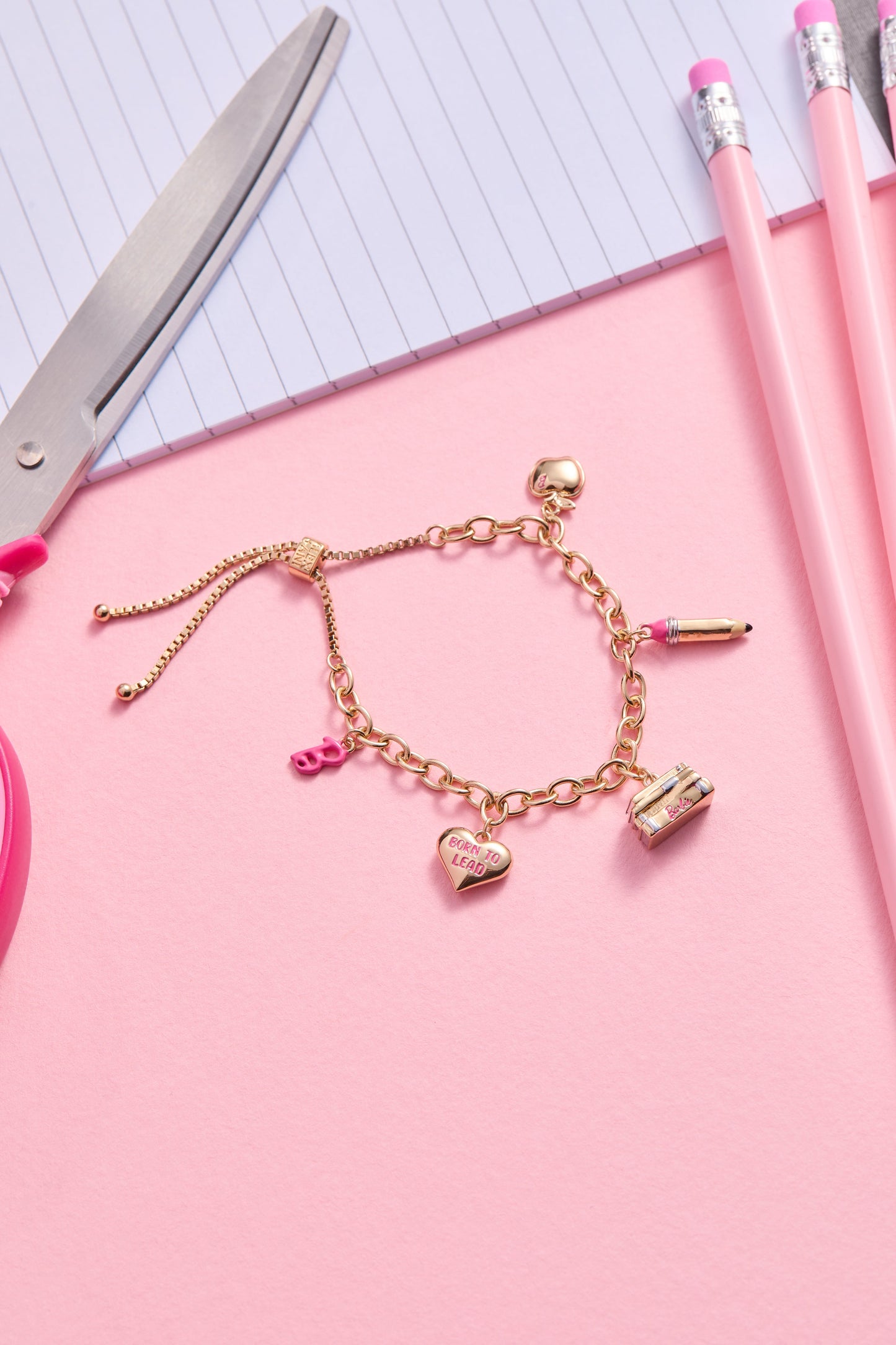 Barbie™ Teacher Bolo Bracelet Gold