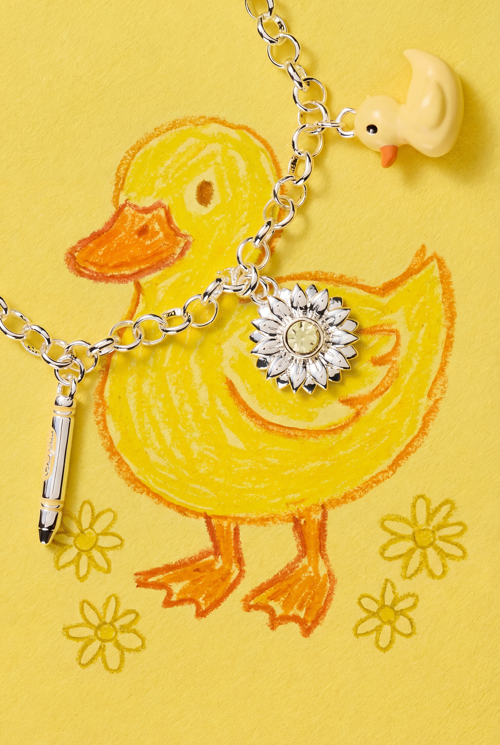 Crayola Sunglow Charm Bracelet Silver