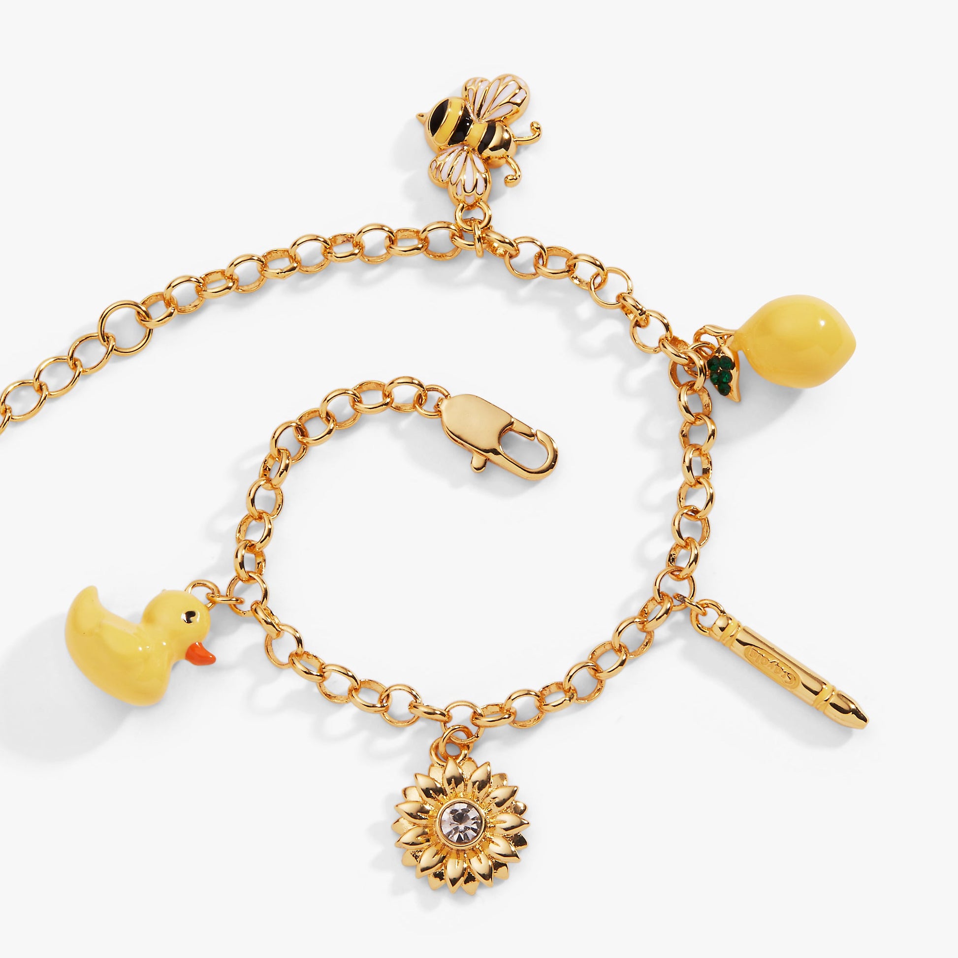 Crayola Sunglow Charm Bracelet Silver