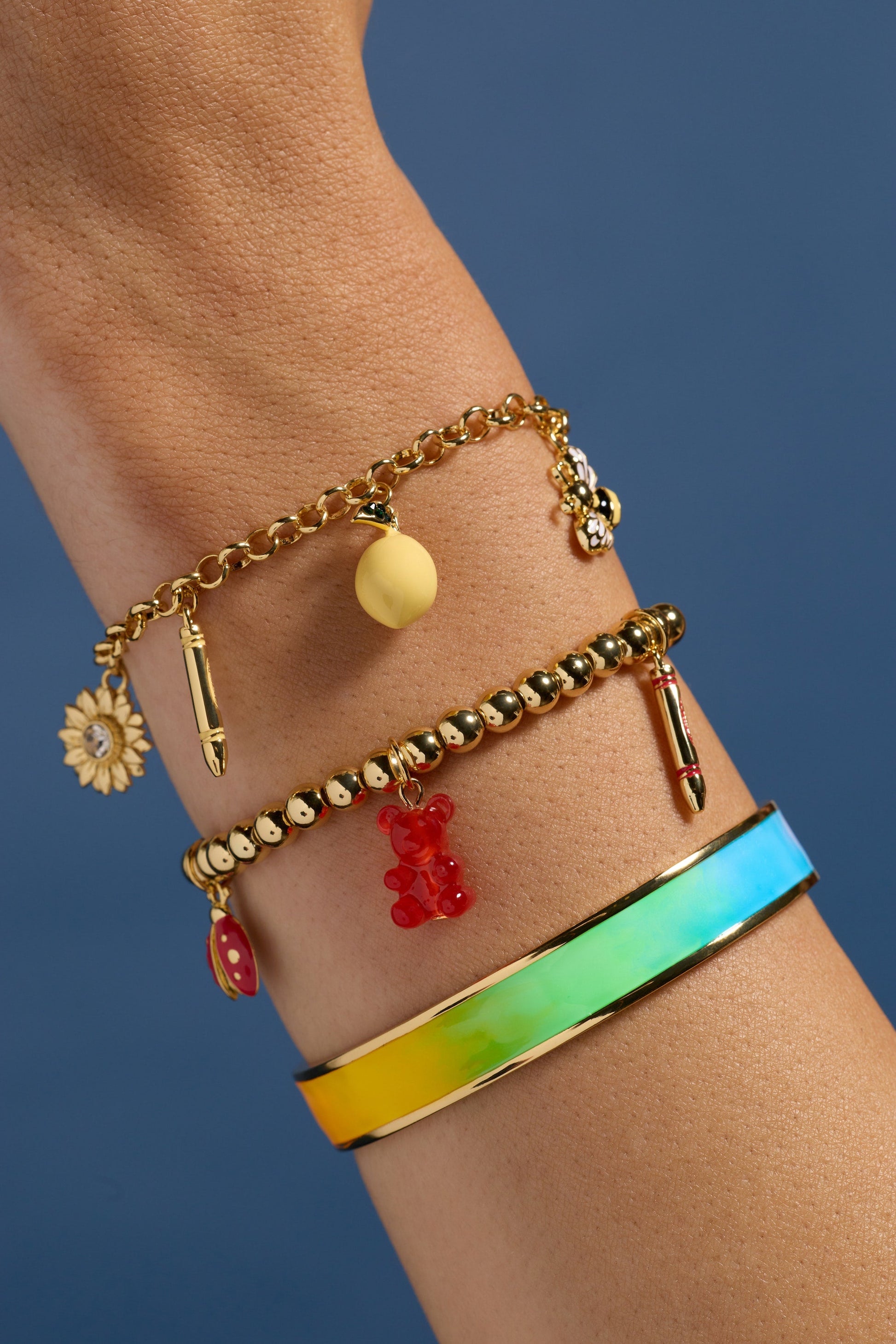 Crayola Sunglow Charm Bracelet Silver