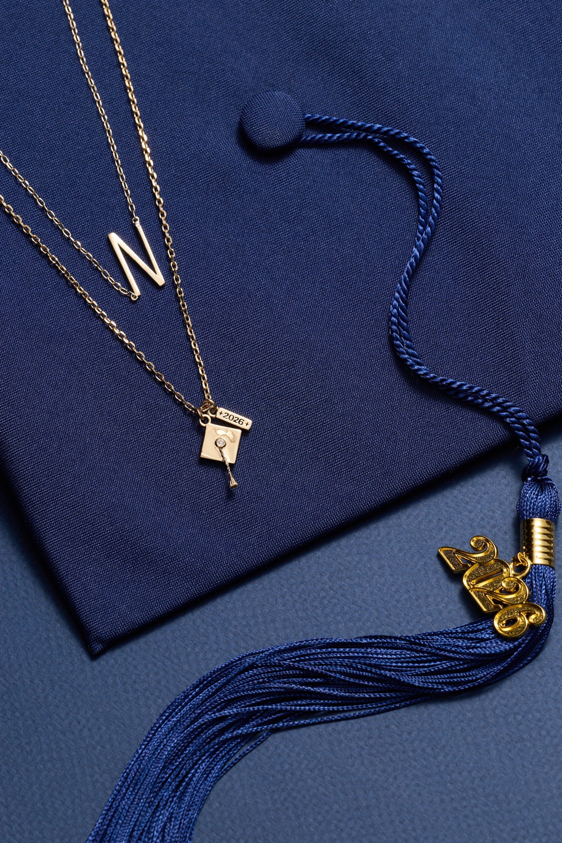 Graduation 2026 Multi Charm Pendant Silver