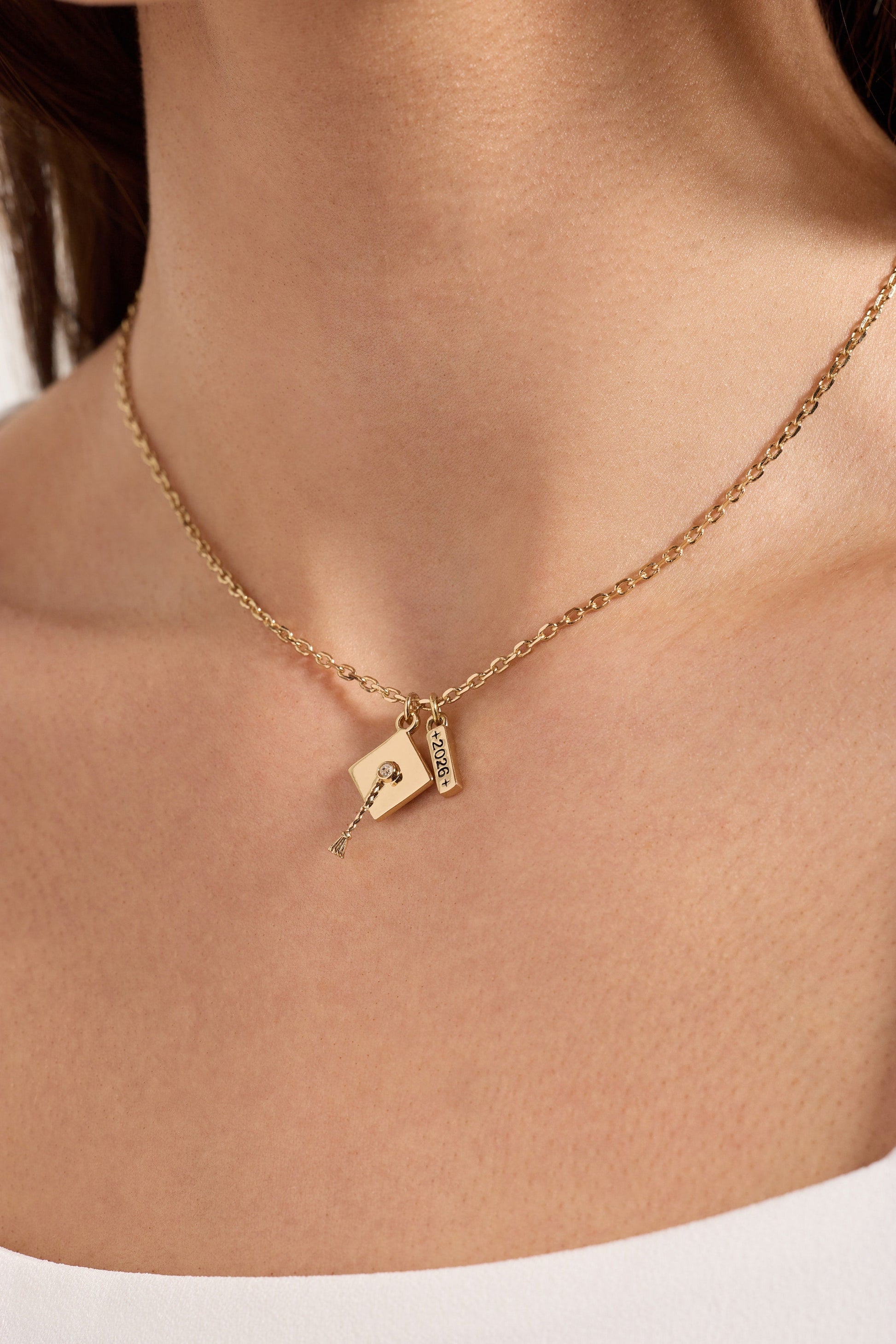 Graduation 2026 Multi Charm Pendant Silver