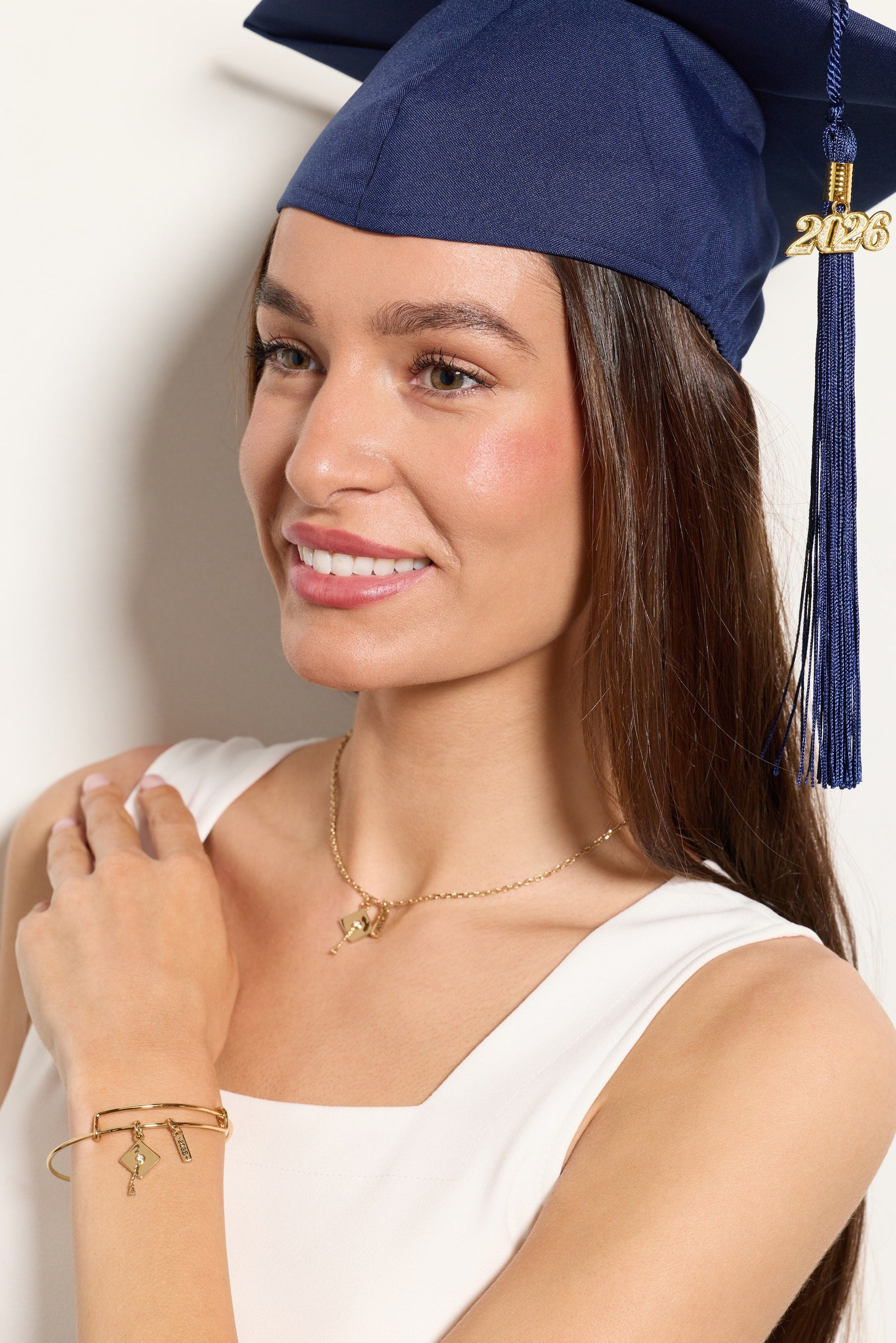 Graduation 2026 Multi Charm Pendant Silver