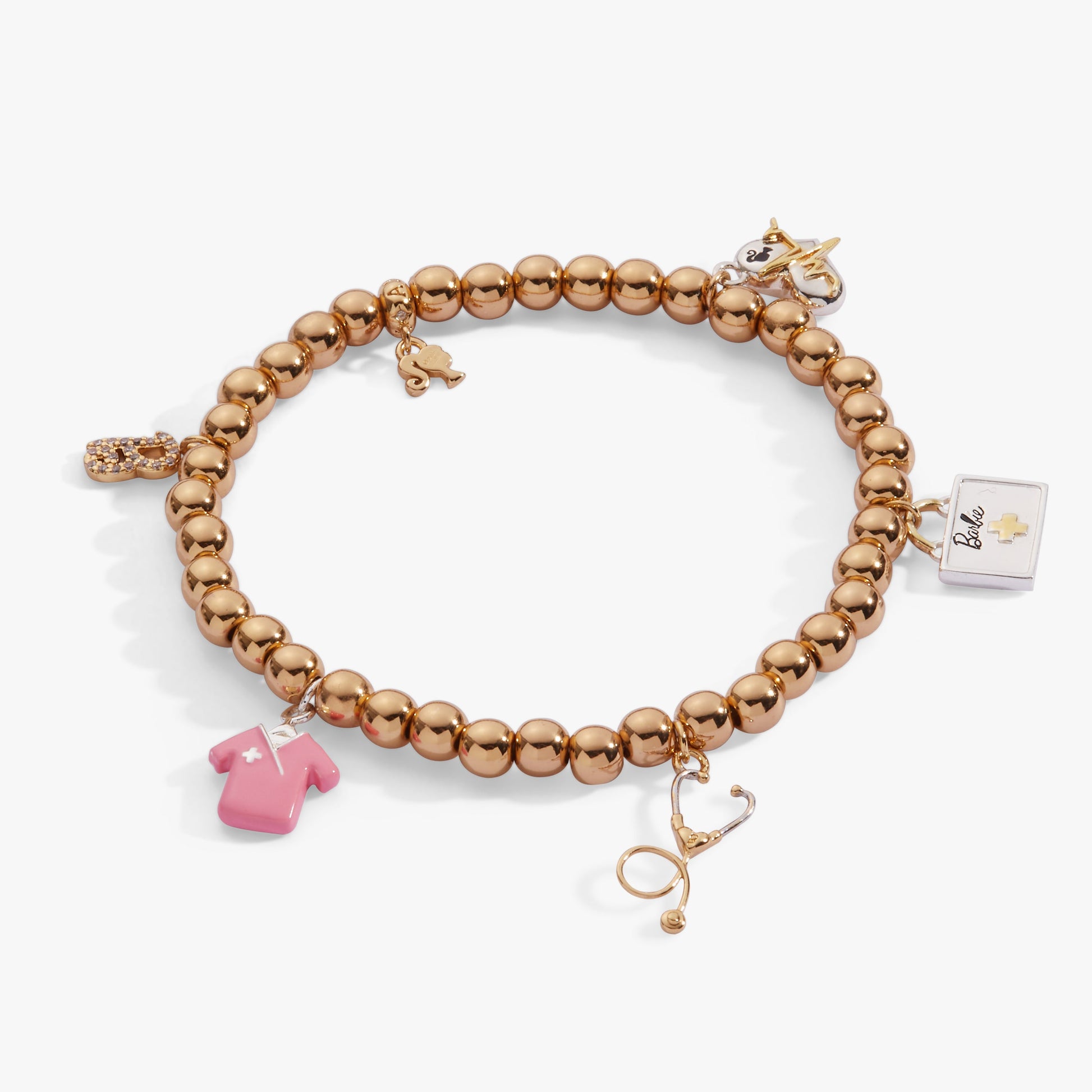 Barbie™ Medical Stretch Bracelet Two Tone